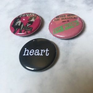 🖤Punk Rock Pin Set (3 pc.)🖤